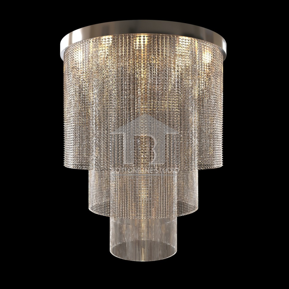 3D Product rendering of Crystal Chandelier