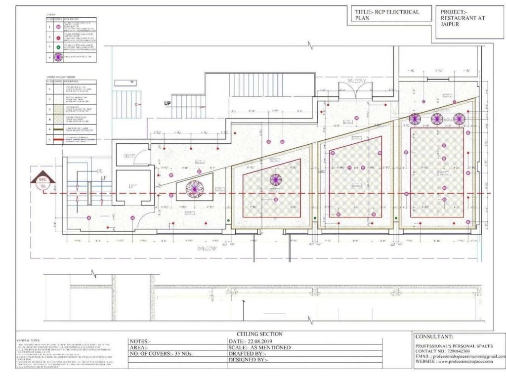 CAD Drafting services for Electrical Plan