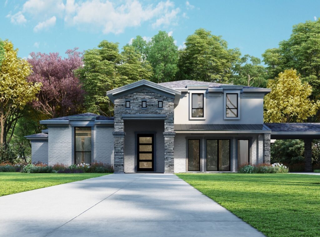 High quality 3d exterior render